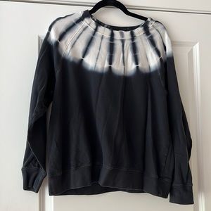 Old Navy Tie dye sweatshirt black white large cotton set